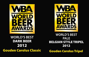 皇家卡羅金.黑啤酒榮獲2012年「The World Championship Beer Cup, USA.」金牌獎